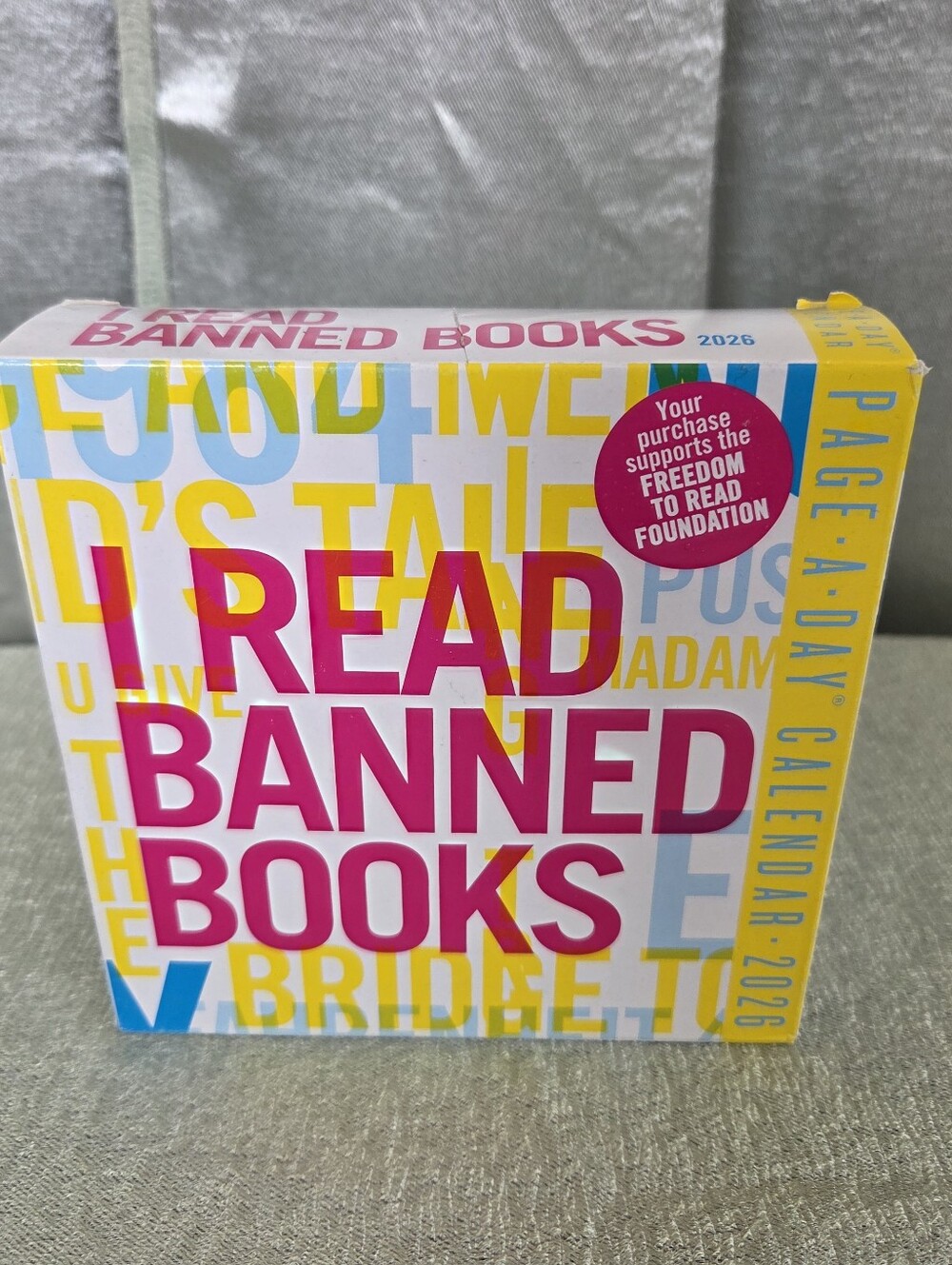I Read Banned Books Desk Calendar